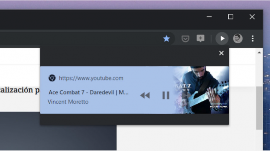 Google Chrome tendrá un mini-reproductor multimedia