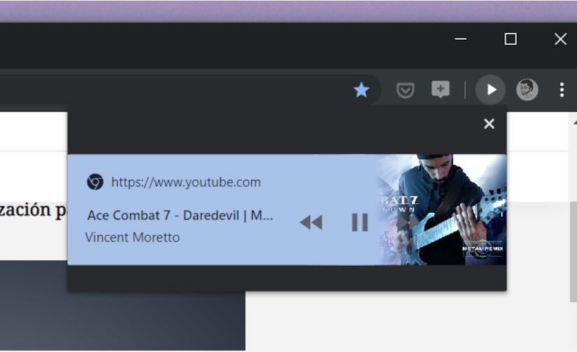 Google Chrome tendrá un mini-reproductor multimedia